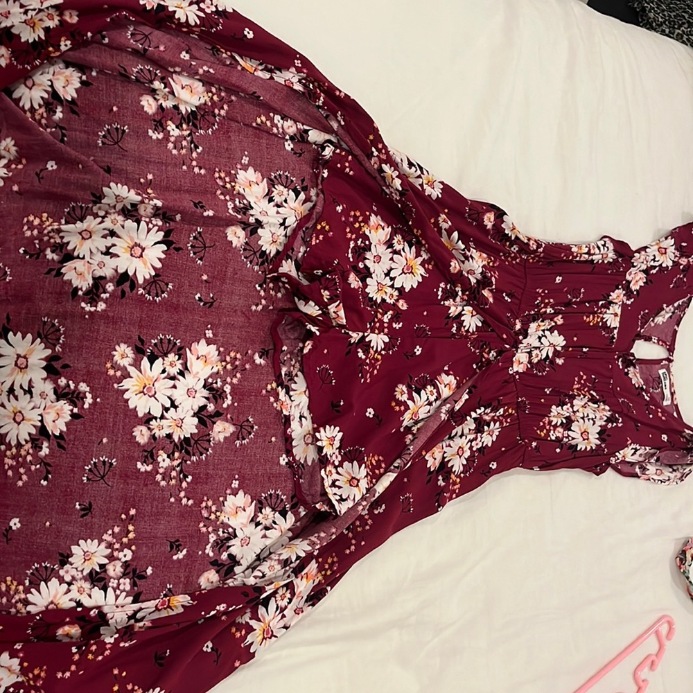 Jumper dress purple